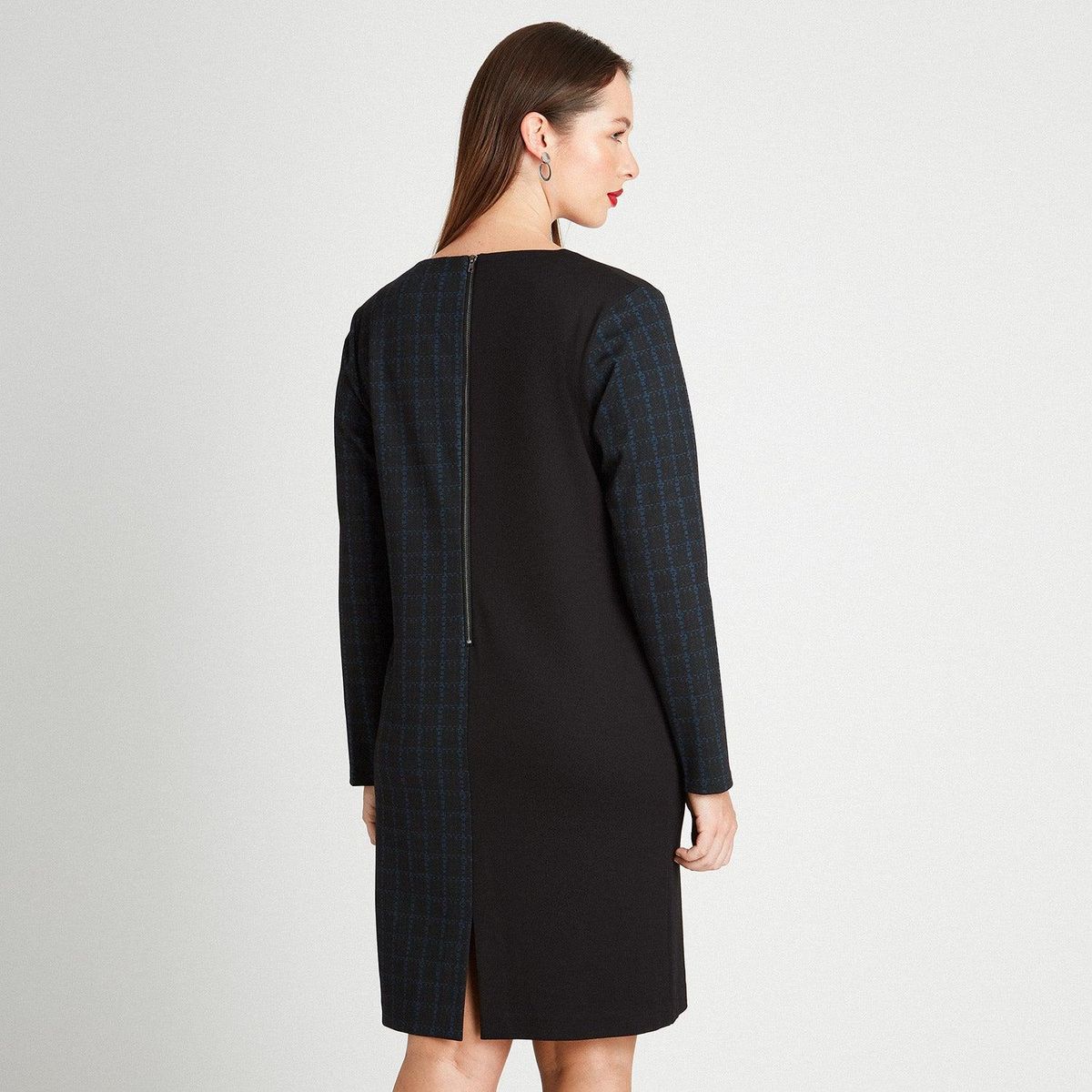 LORENZO DI PONTTI - Vestido Con Print Localizado Negro