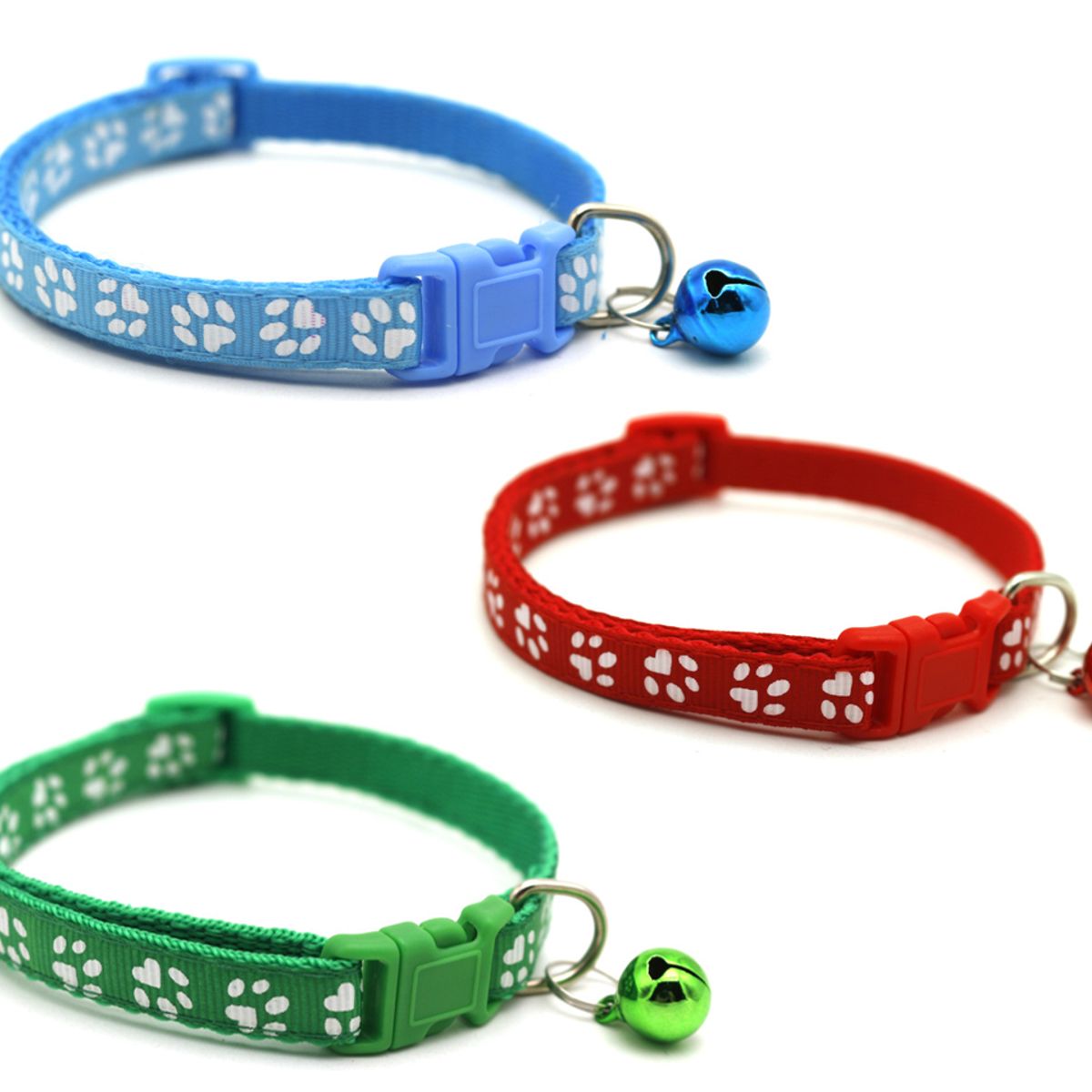 MASCO TODO - Pack De 3 Collares Con Cascabel Para Mascotas Gatos Perros
