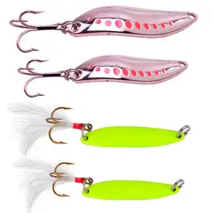 GENERICO - Pack 4 Chispas Distintos Gramaje Pesca De Rio Y Mar