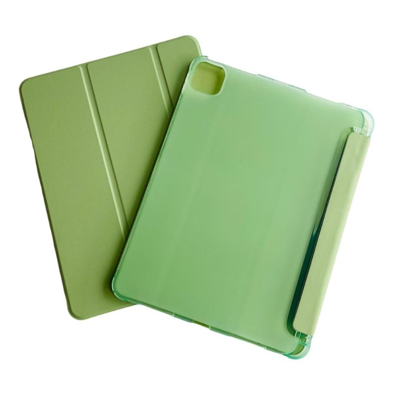 GENERICO - Funda Smart Cover Para iPad Air 11 M2 2024 Con Ranura Verde Menta