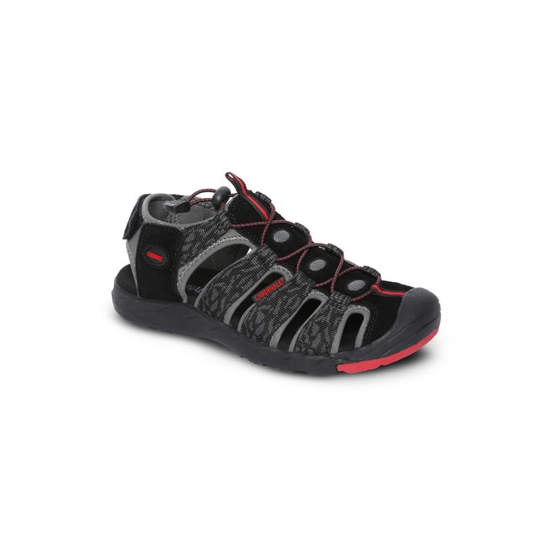 CARDINALE - Sandalia Sandalias hombre textil cozumel-9-16 negro cardinale CARDINALE