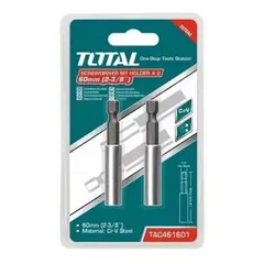 TOTAL TOOLS - Set Adaptador Hexagonal 2 piezas 60mm