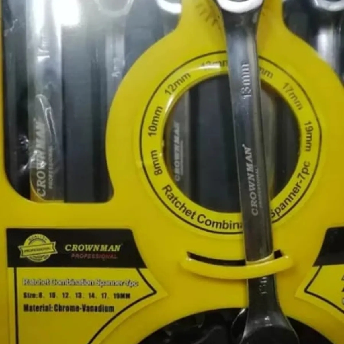 GENERICO - Juego De Llaves Combinación Punta Corona Chicharra 7 Piezas