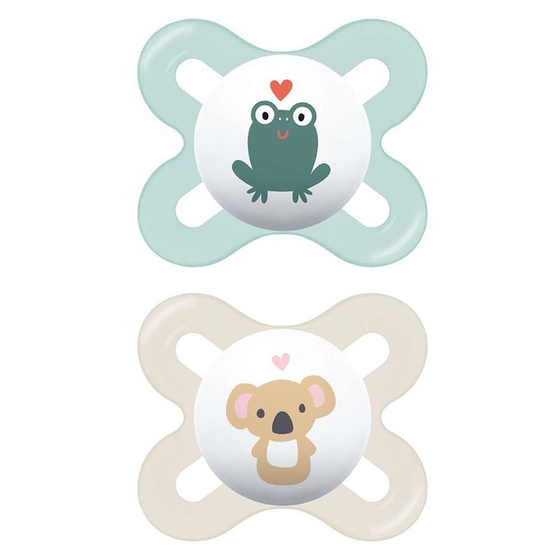 MAM - 2 Chupetes Latex Start MAM 0-2 Meses - Verde