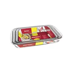 MARINEX - Pack De 3 Fuentes Rectangulares