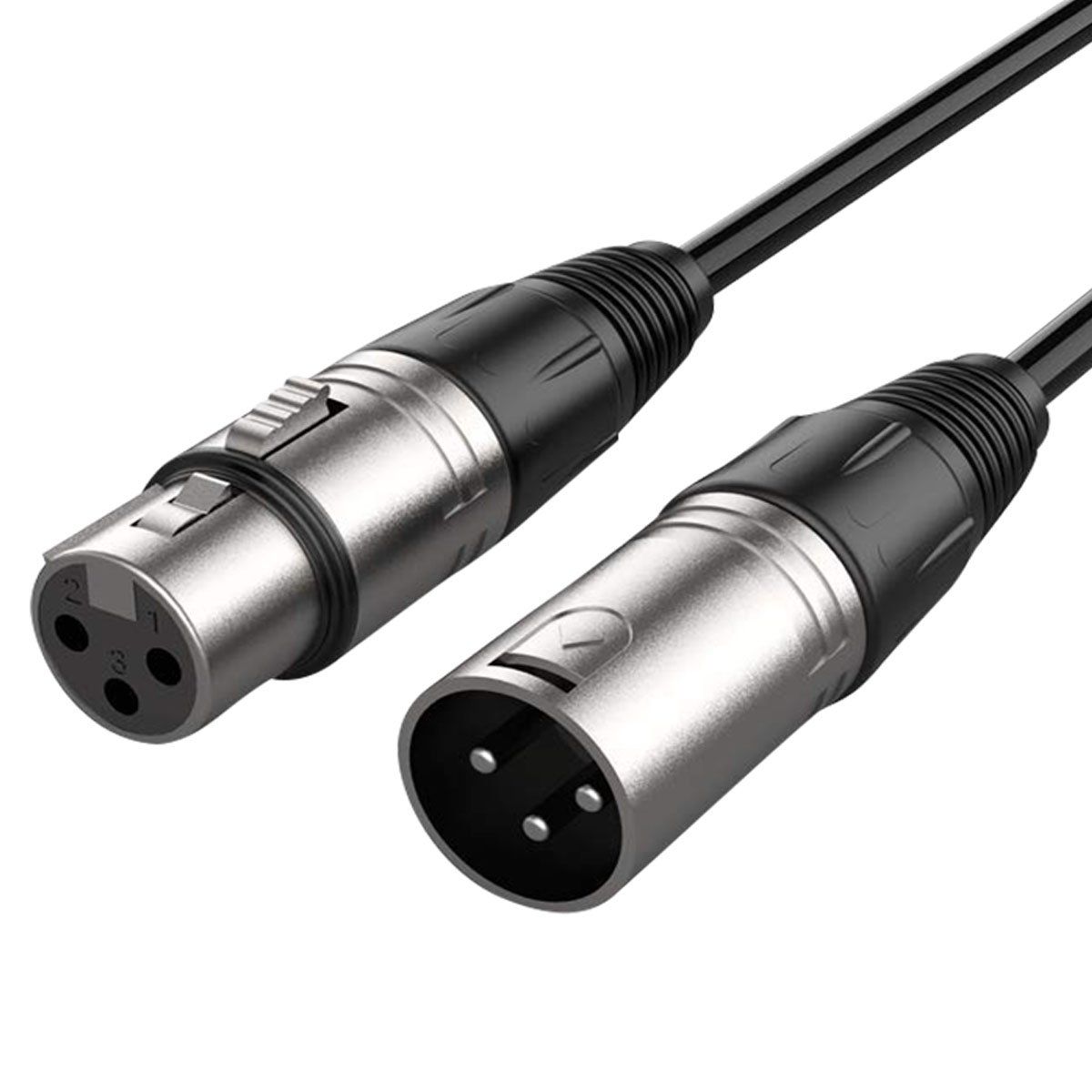 ULINK - CABLE XLR 10 METROS, M/H, PARA MICROFONO, NEGRO.