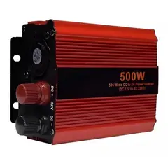 GENERICO - Inversor Voltaje 500w Convertidor Corriente 12v A 220v Auto