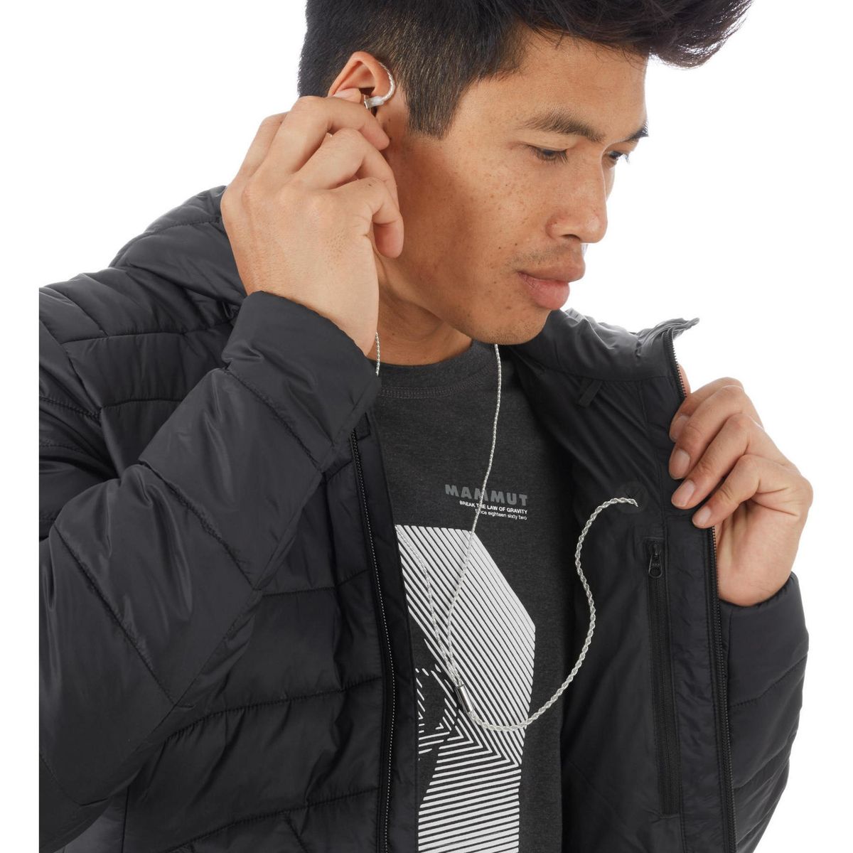 MAMMUT - Chaqueta Rime In Hooded Jacket Negro MAMMUT