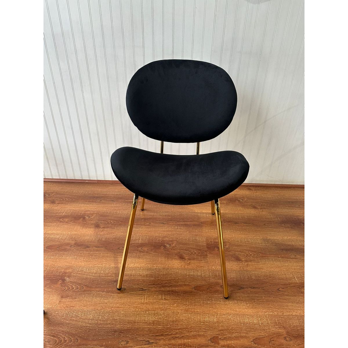 GENERICO - Silla laure Velvet Gold negra