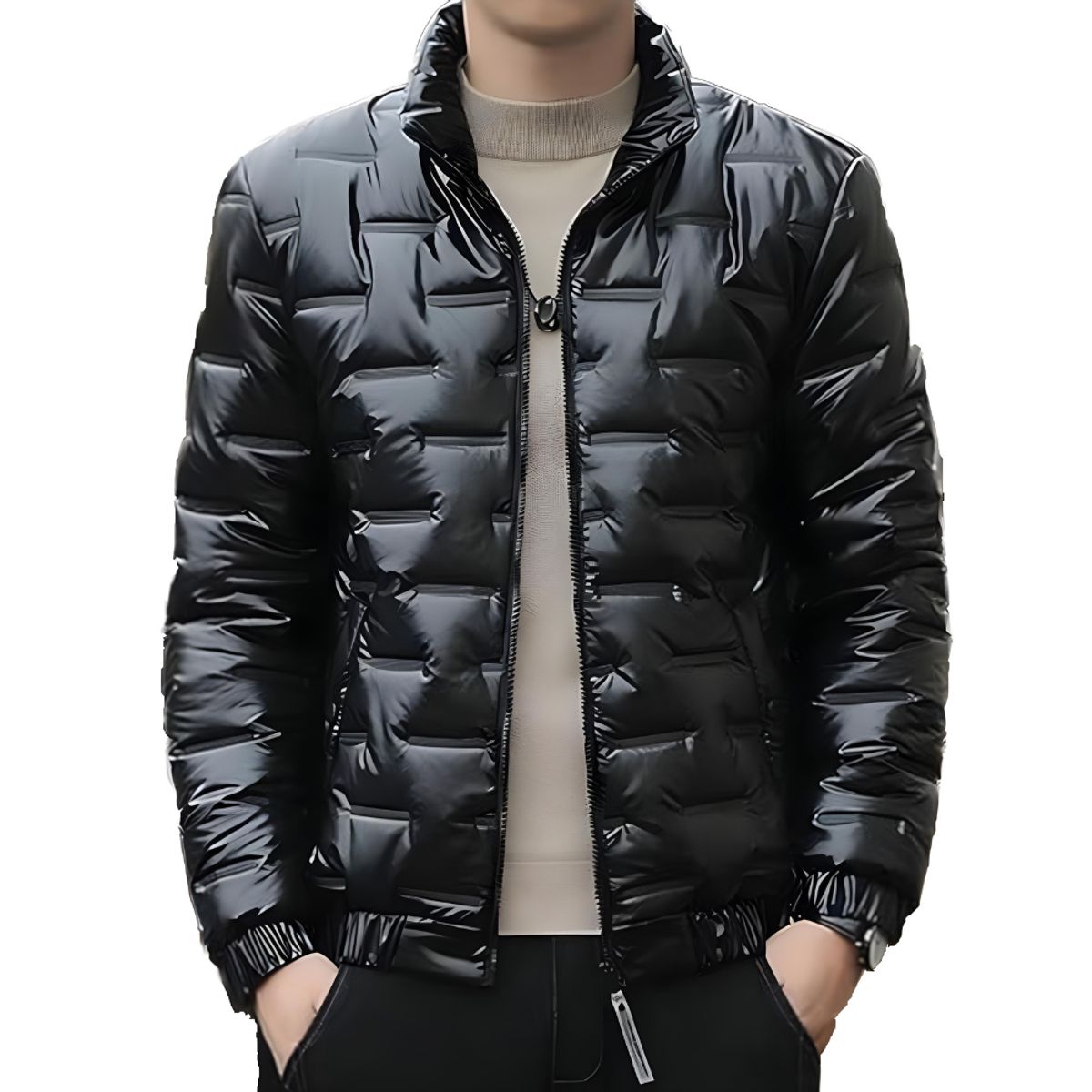 GENERAC - Chaqueta Parka Hombre Mujer Termica Impermeable YMOSS Azabache