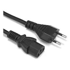 IRM - Cable enchufe C13 1.5 Metros para MONITOR y pc