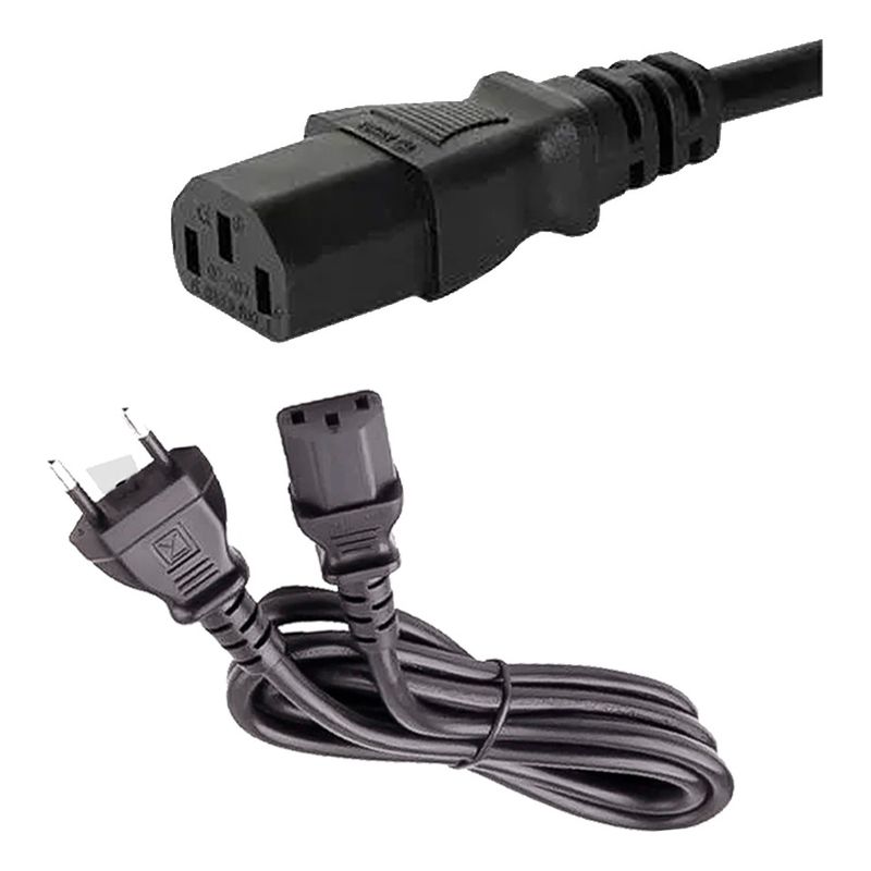 IRM - enchufe c13 cable para fuente poder pc monitor