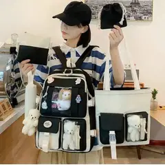 GENERICO - Mochila Escolar Viaje Estilo Coreano