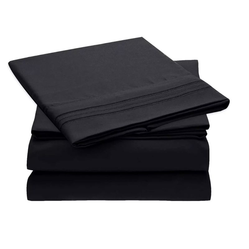 GENERICO - Sabana 1800 Hotel Ultra Suave + Funda Bordada Varias Medidas