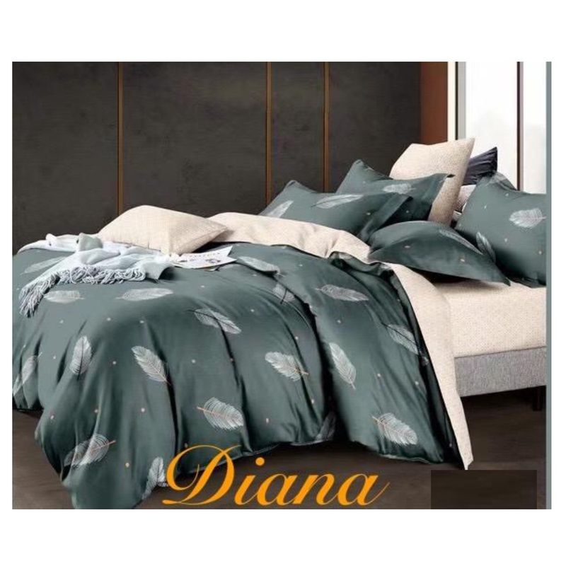 GENERICO - cubrecama 1.5 plaza verde hoja quilt verano 100% COTTON
