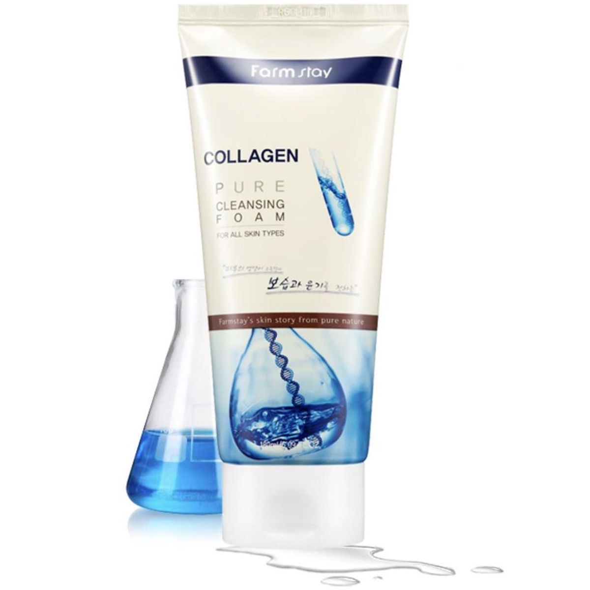 FARMSTAY - Jabón Espuma Limpiadora Antiedad Colágeno Farm Stay