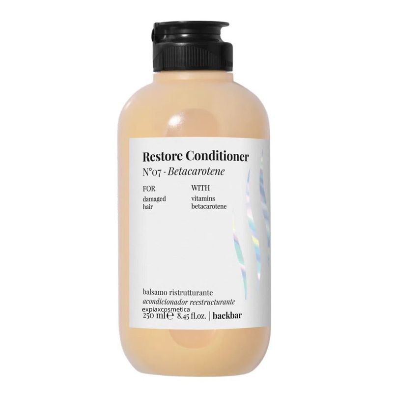 FARMAVITA - Conditioner Restore N°7 Betacarotene 250ml Back Bar Reestructurante
