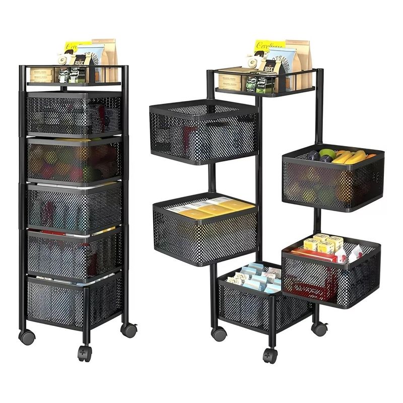 Pasteleria - Organizador Extraible Carro Organizador Ruedas 5niveles 94cm