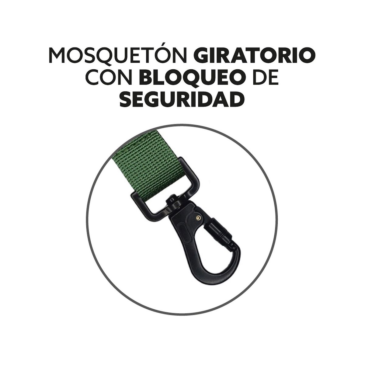 PETLOUNGE - Correa Larga Perros - Reforzada - 3 Metros - Verde - Perro