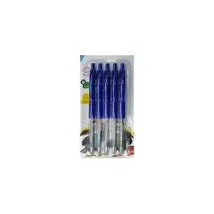 GENERICO - Pack 5 Bolígrafos, Color Punta Azul