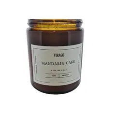 GENERICO - Vela De Soya Aromática Mandarin Cake Ámbar Virago 100gr
