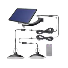 GENERICO - Lamparas Led Solar Colgante C Control Y Panel