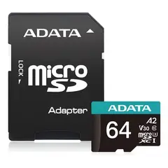 ADATA - Memoria Micro Sd 64gb Alta Resistencia Uhs-iu3 Class 10