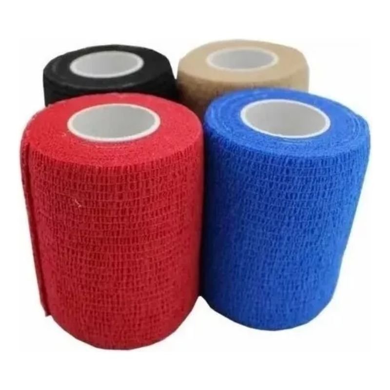 GENERICO - Pack 4 Venda coban Autoadhesiva 10cm x 4.5m vendaje Deportivo