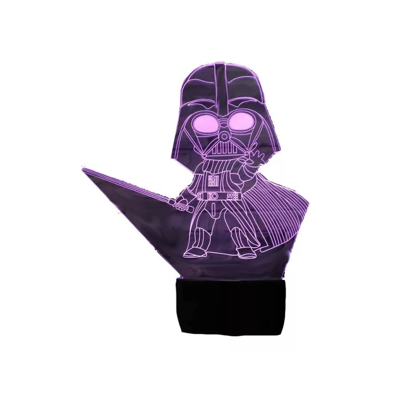 GENERICO - Lámpara Visual 3d Star Wars Darth Vader Pequeño