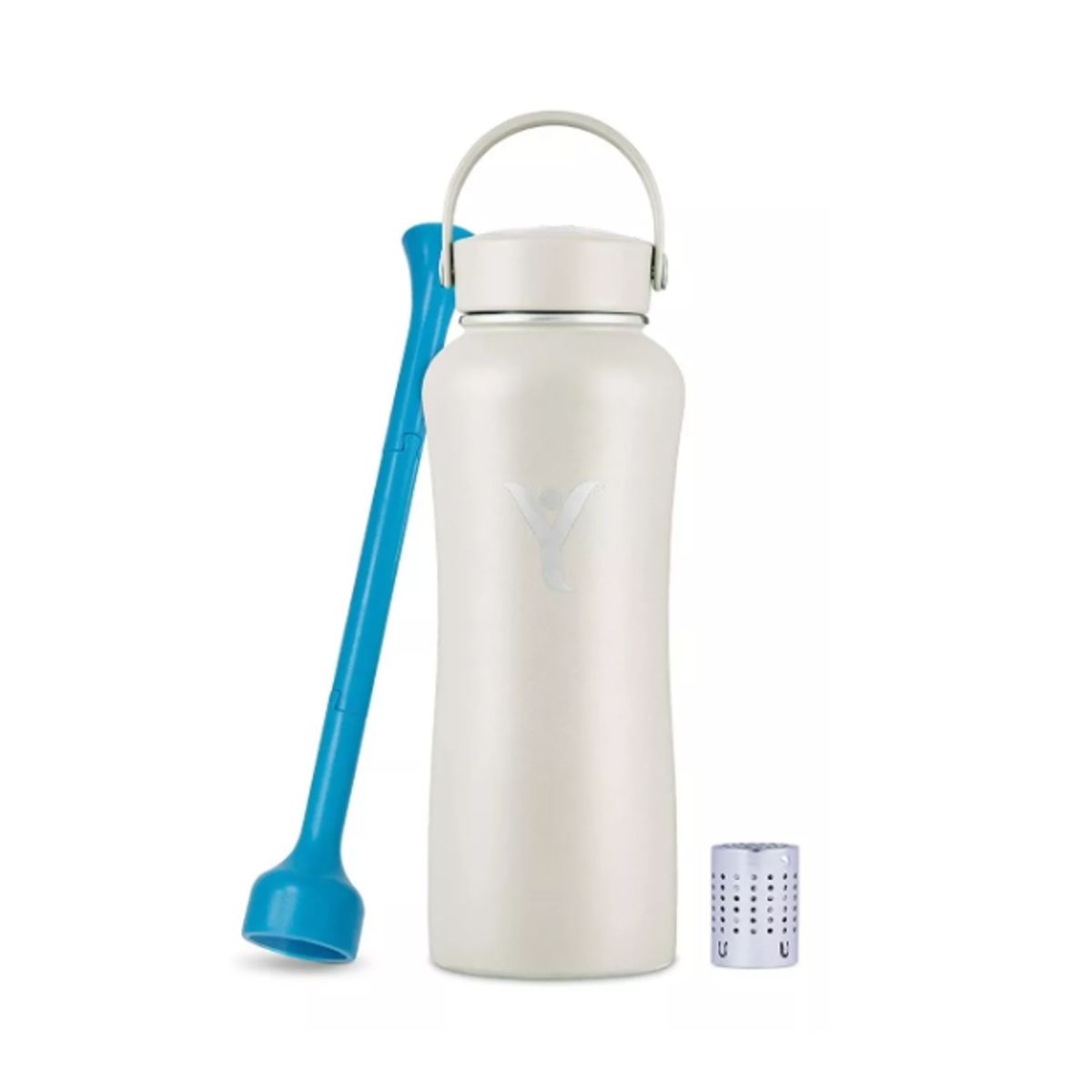 Dyln - Botella Térmica DYLN 32oz 946ml Perla - Con filtro para Agua