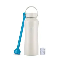 Dyln - Botella Térmica 32oz 946ml Perla - Con filtro para Agua