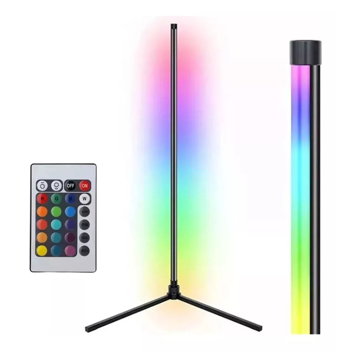 SHOP EHOME BAG - Lámpara Esquina Barra Usb Pie Luces Led Rgb Control Remoto