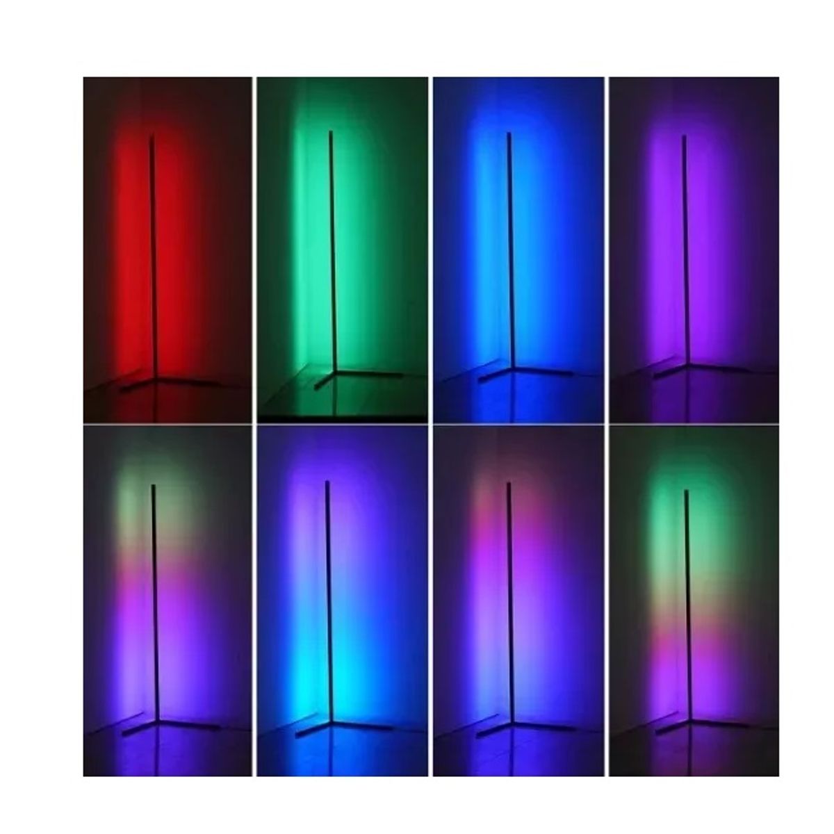SHOP EHOME BAG - Lámpara Esquina Barra Usb Pie Luces Led Rgb Control Remoto