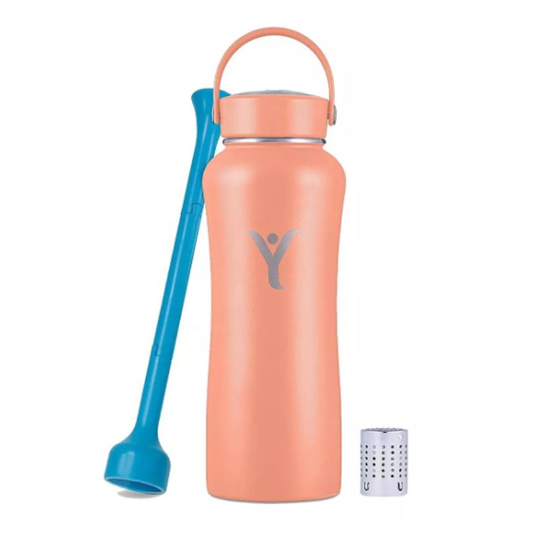 Dyln - Botella Térmica DYLN 32oz 946ml Coral - Con filtro para Agua
