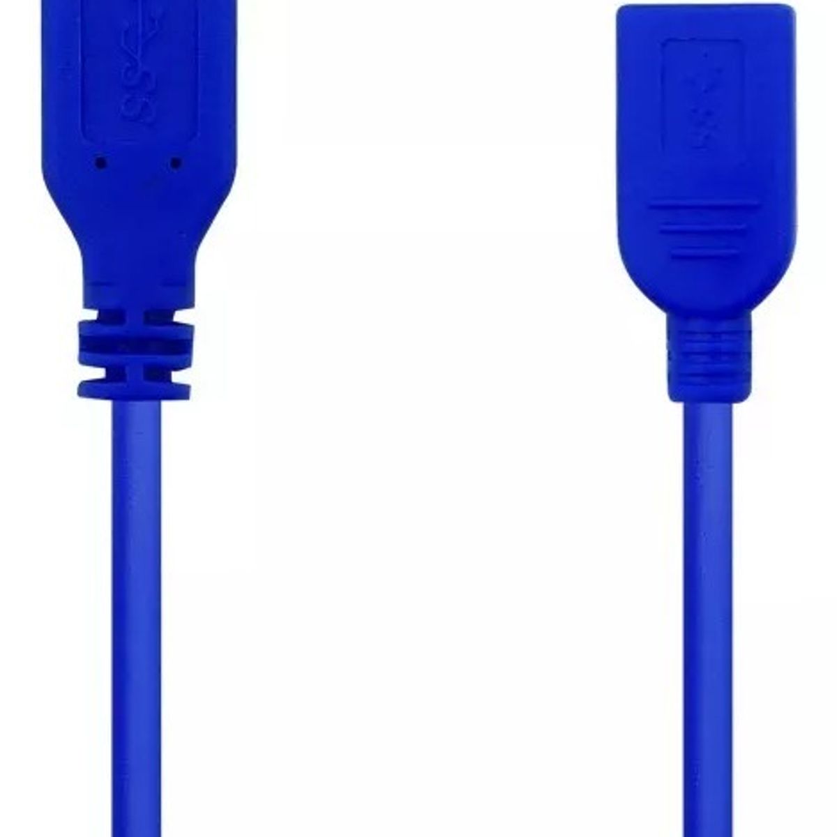 GENERICO - Cable Alargador Usb 3.0 Extensión Con Filtro M H 1.5 Mts Color Azul
