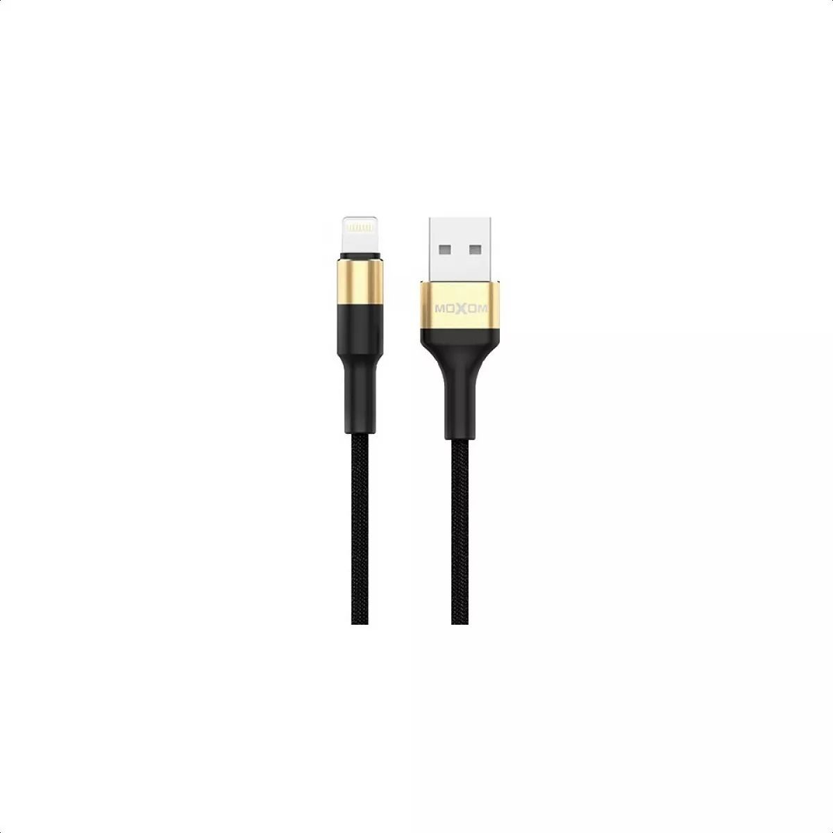 GENERICO - Cable De Carga Para iPhone 3 Metros Reforzado Carplay negro dorado