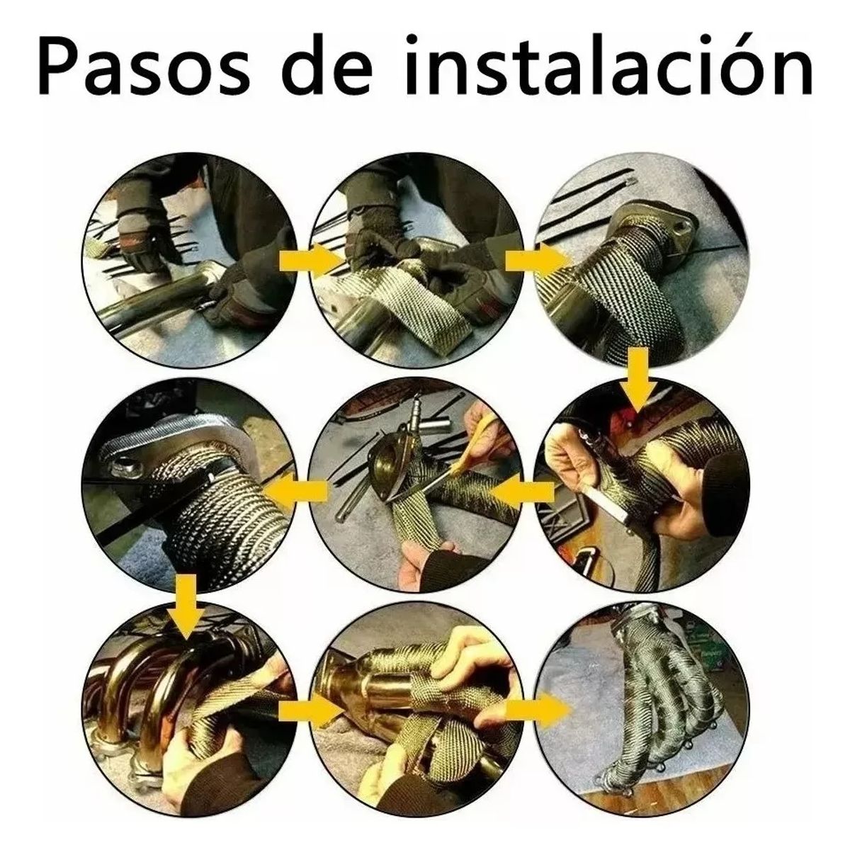 KUANGYE - Cinta Termica Para Escape 10 Metros