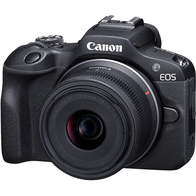 CANON - CANON EOS R100 Cámara Mirrorless + Objetivo RF-S 18-45 mm Lente