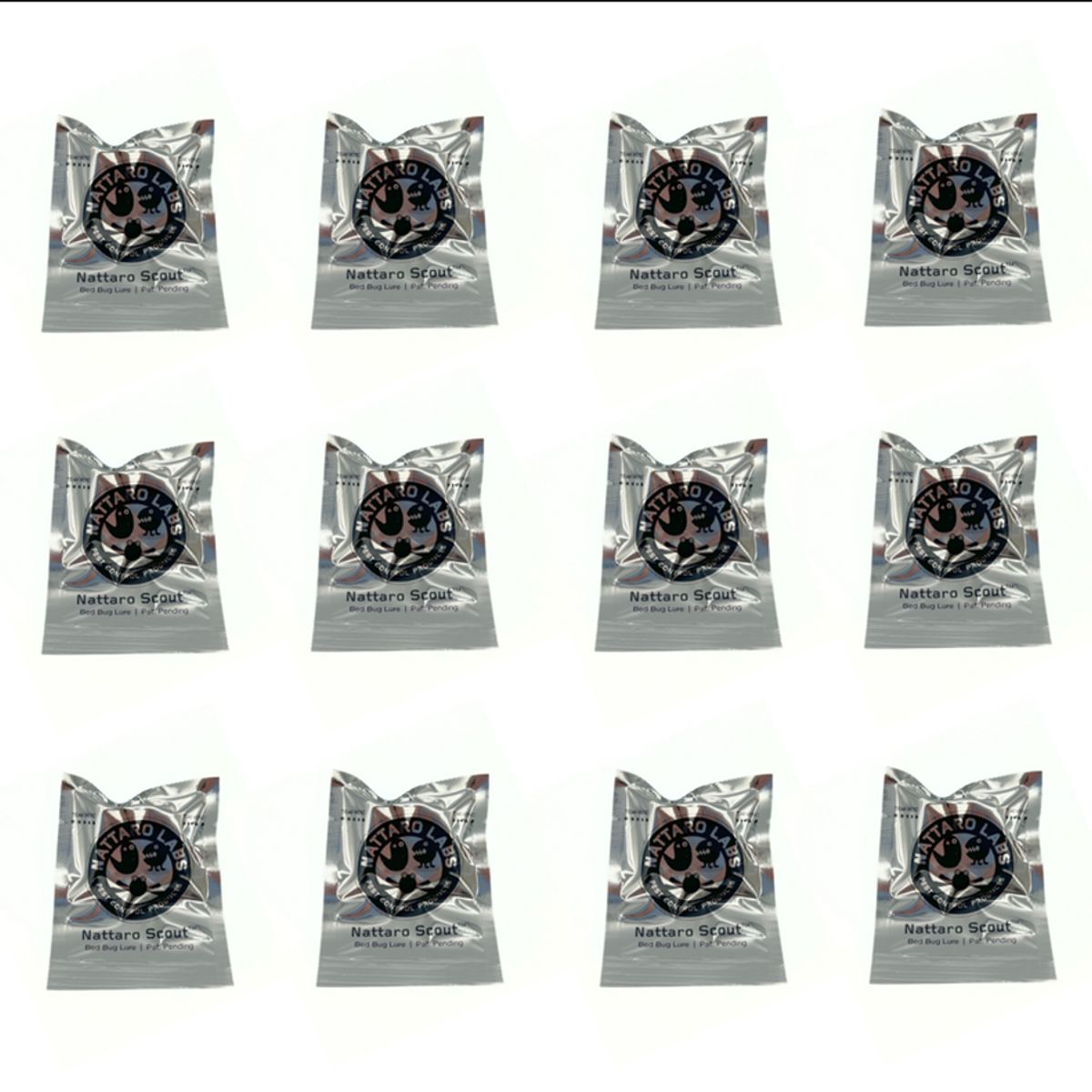 NATTARO LABS - Nattaro Scout ® Pack 12 Señuelos de repuesto - Control de Chinches de Cama