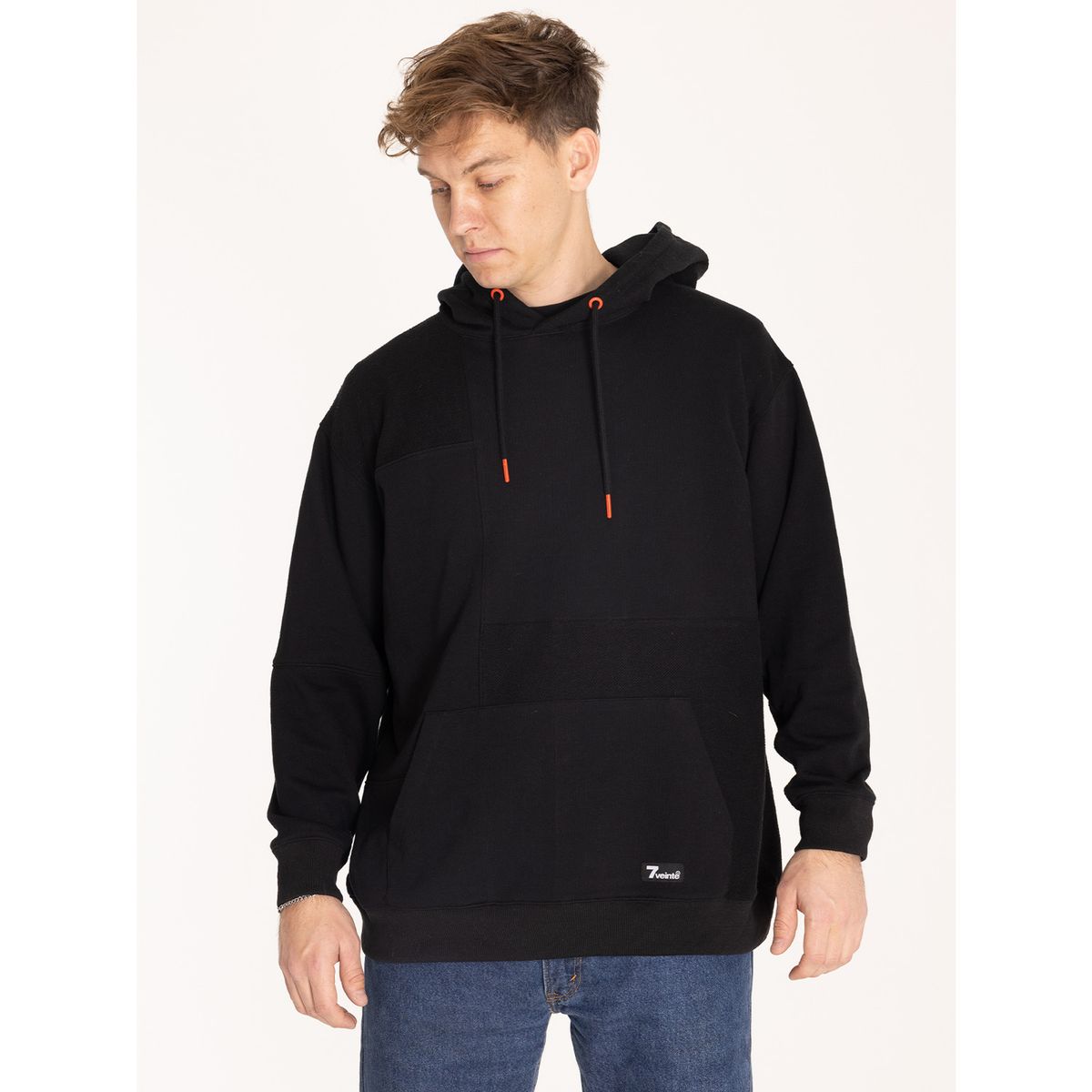 7VEINTE - Polerón Hombre Classy Negro 7VEINTE