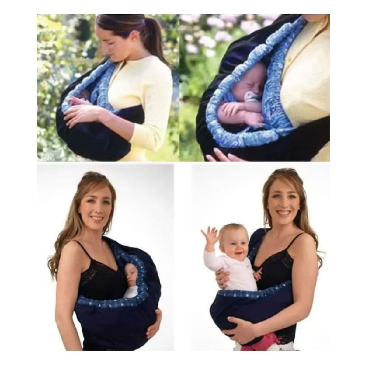 JUMP KIDS - Mochila Cangurera Portabebés Ergonómico De Tela