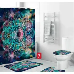 GENERICO - JUEGO DE SET DE BAÑO COMPLETO 4 PIEZAS