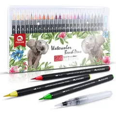 GENERICO - Set Lápices Acuarelables 24 Colores Premium Acuarela
