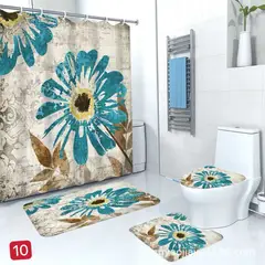 GENERICO - JUEGO DE SET DE BAÑO COMPLETO 4 PIEZAS