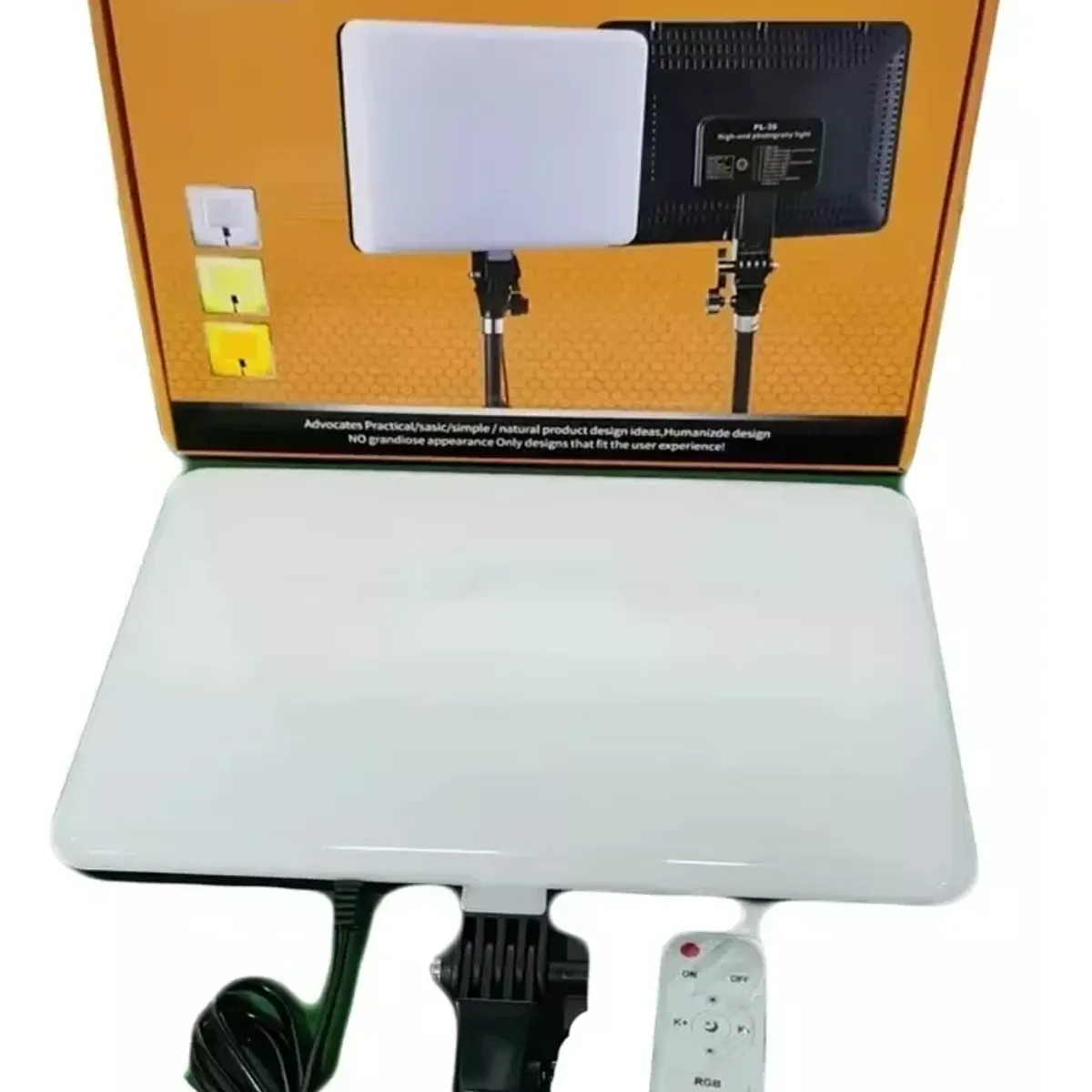GENERICO - Panel Iluminación Lámpara Tripode Luz Led Fotografía Pl-36