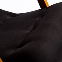 SILLA MECEDORA CON APOYA BRAZO LINO NEGRO