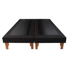 DISEÑOS VALESTRINI - BASE DOS PLAZAS LINO NEGRO