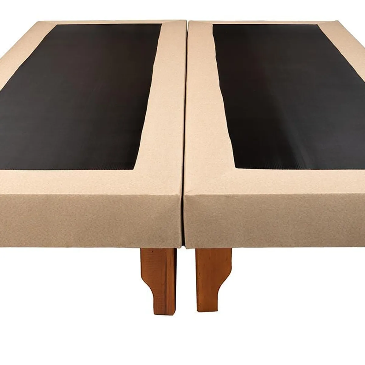 DISEÑOS VALESTRINI - BASE DOS PLAZAS LINO BEIGE