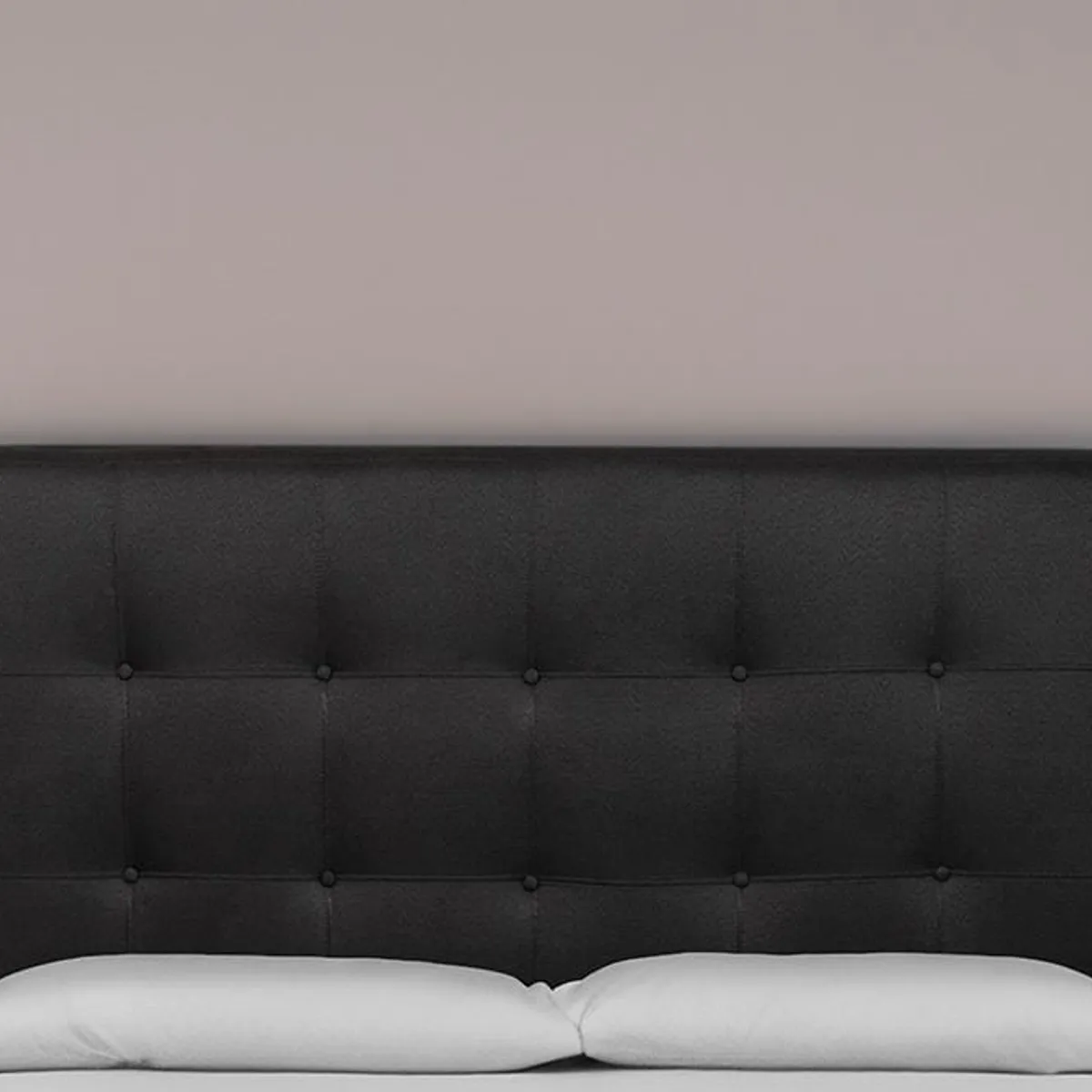 DISEÑOS VALESTRINI - RESPALDO DOS PLAZAS LINO NEGRO