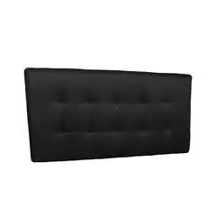 DISEÑOS VALESTRINI - RESPALDO KING LINO NEGRO
